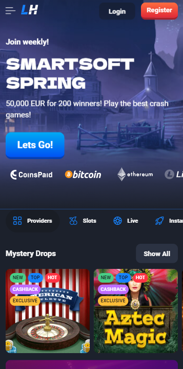 Luckyhunter casino app